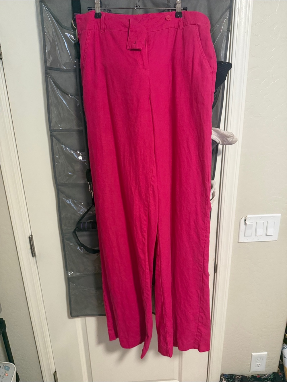 Long Tall Sally Women's High-Waist Wide Leg Pants - Hot Pink